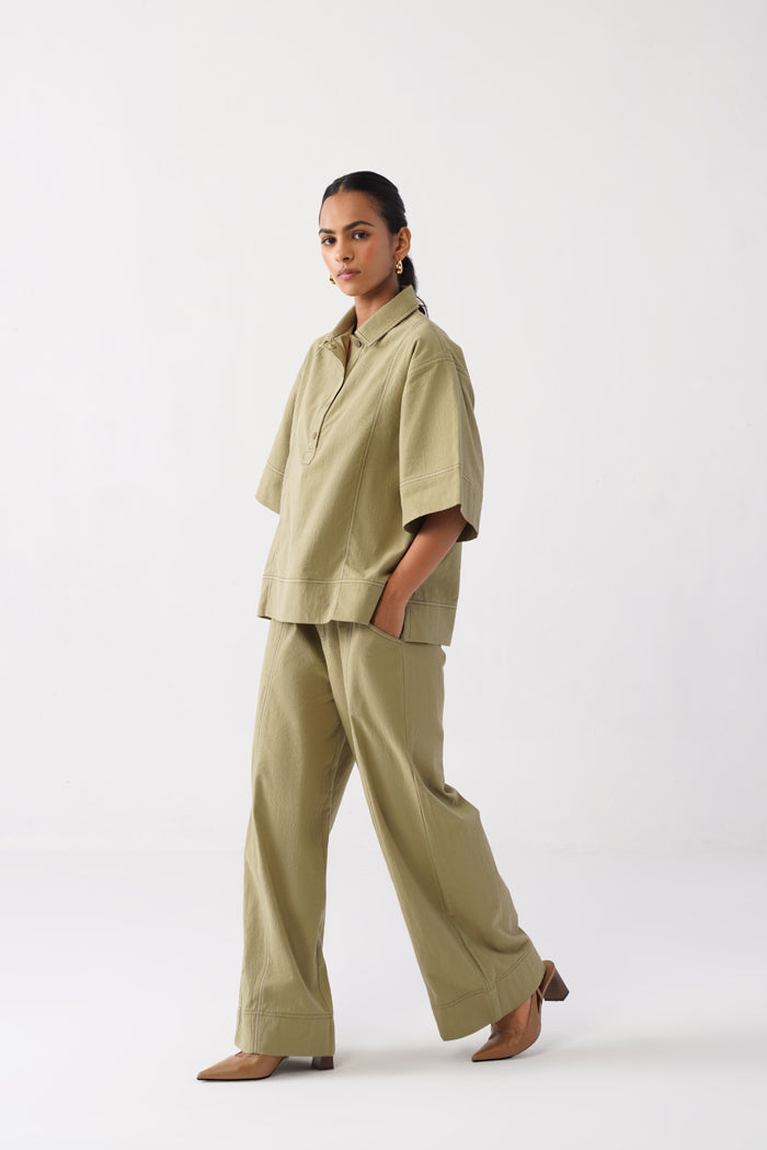 Olive Unwind Pant Set SPACELINES