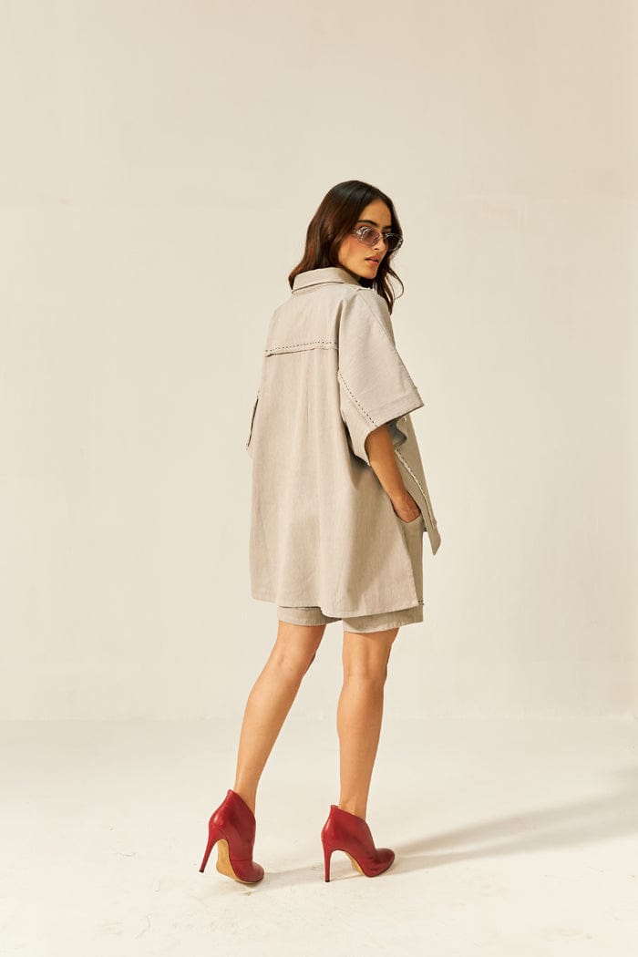 PEARL MINI KAFTAN  CO-ORD SET SPACELINES
