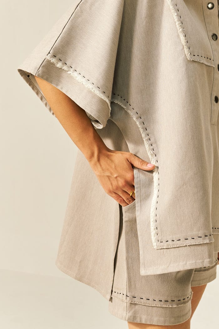 PEARL MINI KAFTAN  CO-ORD SET SPACELINES