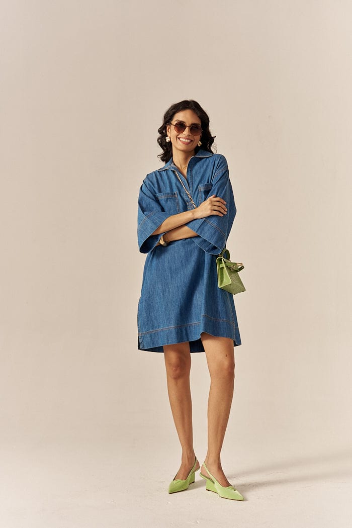 PINACOLADA SHIRT DRESS SPACELINES