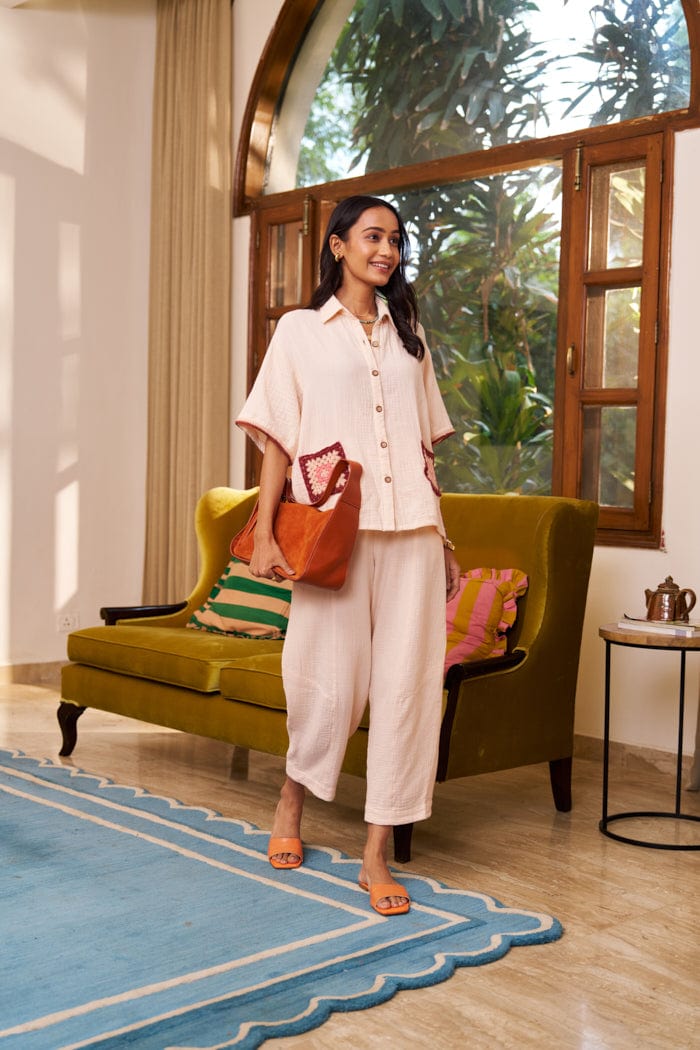 TUSCAN CO-ORD SET WITH PANTS SPACELINES