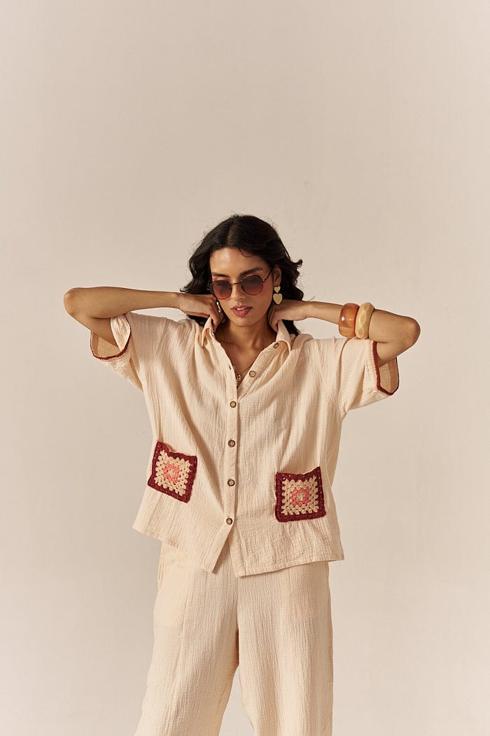 TUSCAN CO-ORD SET WITH PANTS SPACELINES