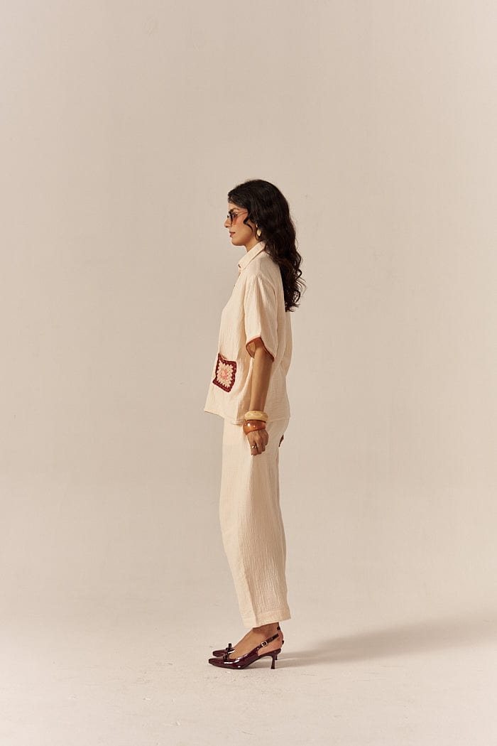 TUSCAN CO-ORD SET WITH PANTS SPACELINES