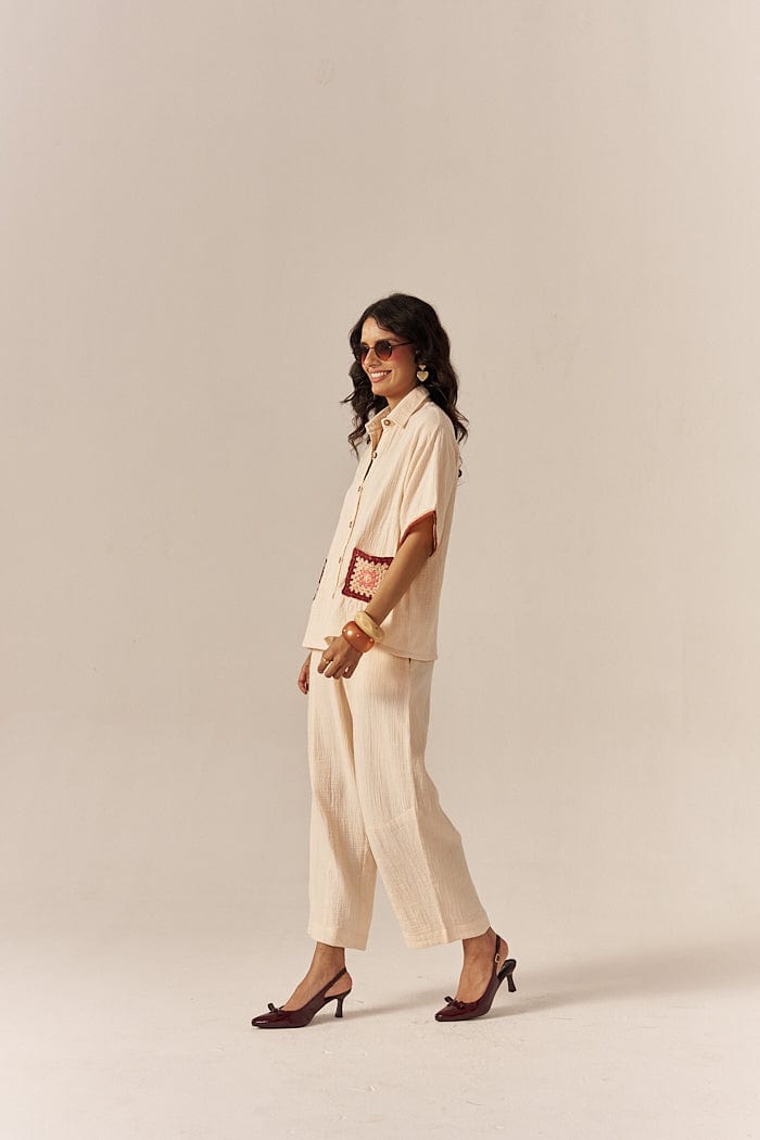 TUSCAN CO-ORD SET WITH PANTS SPACELINES