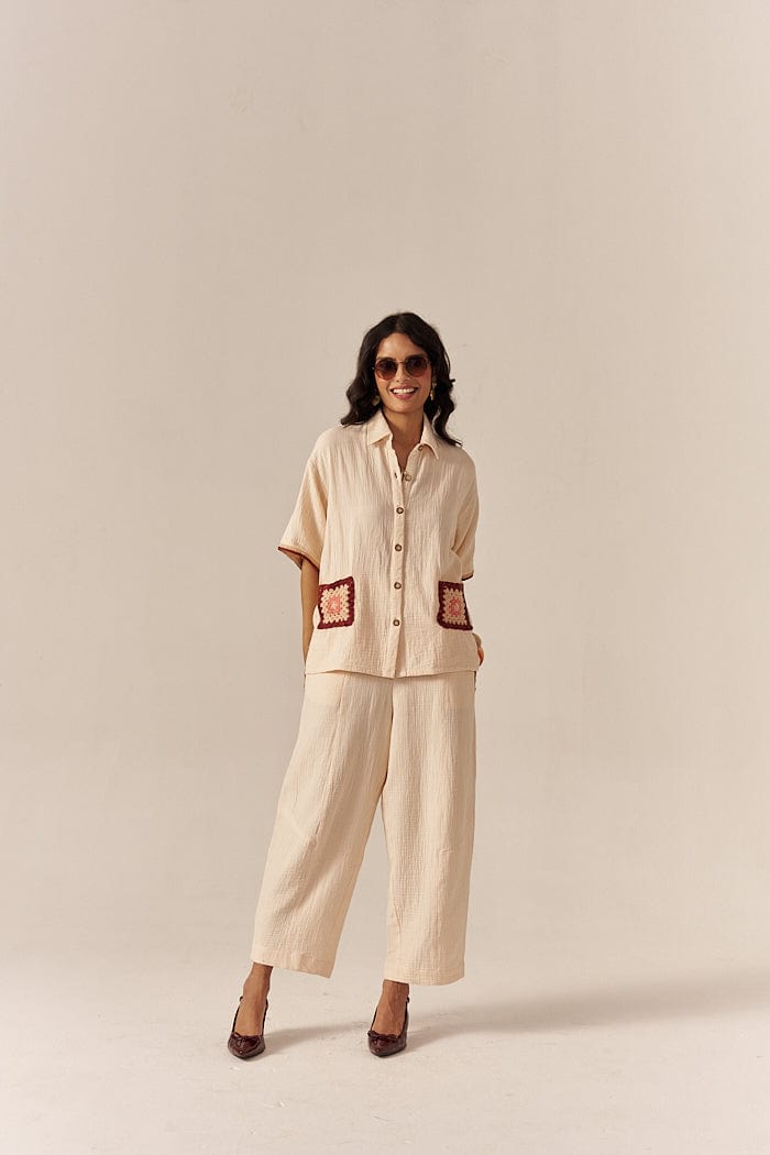 TUSCAN CO-ORD SET WITH PANTS SPACELINES