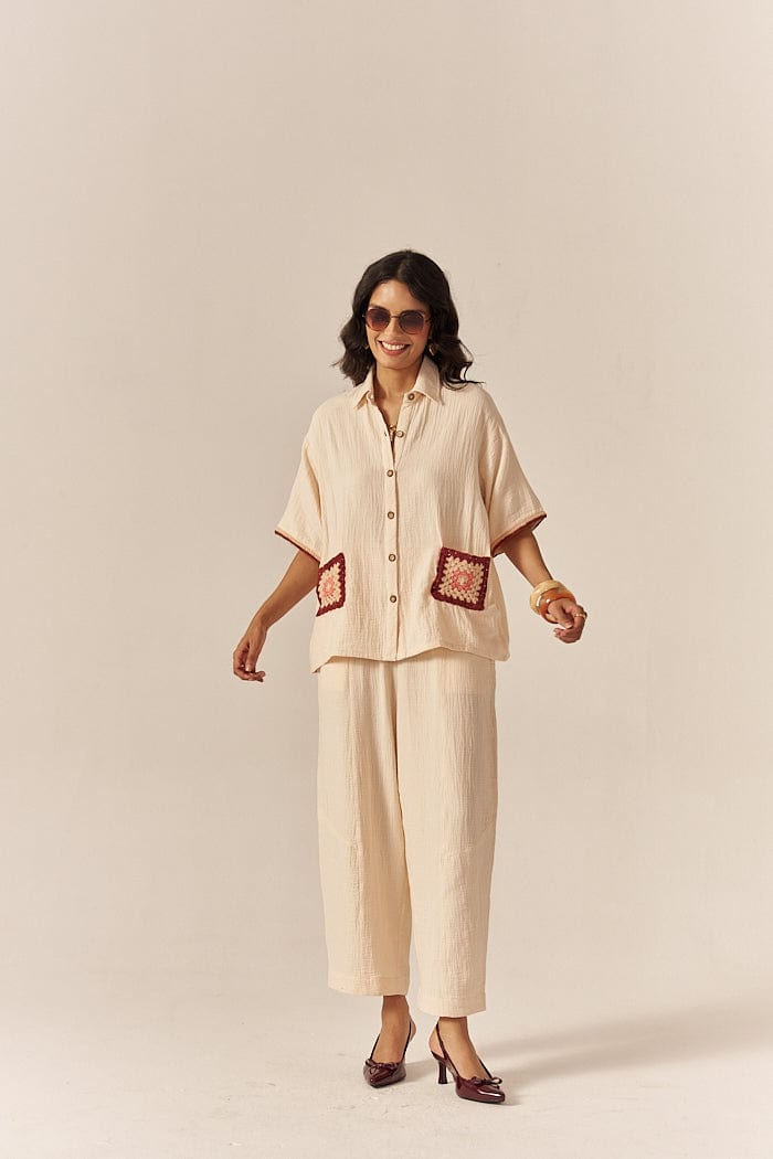 TUSCAN CO-ORD SET WITH PANTS SPACELINES