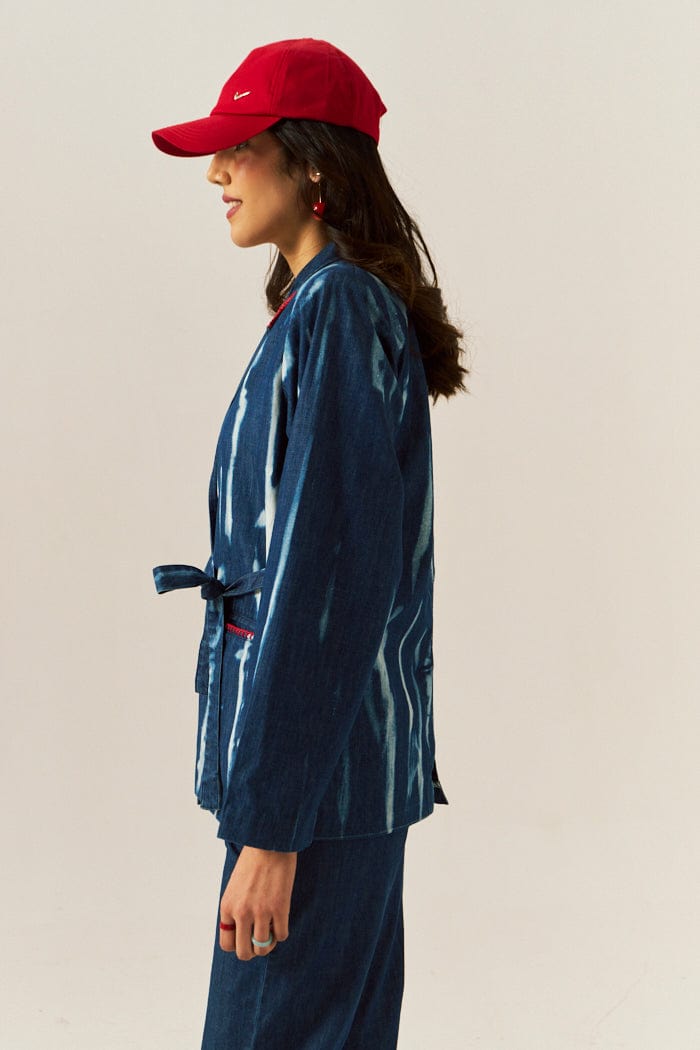 YANA DENIM SHACKET SPACELINES
