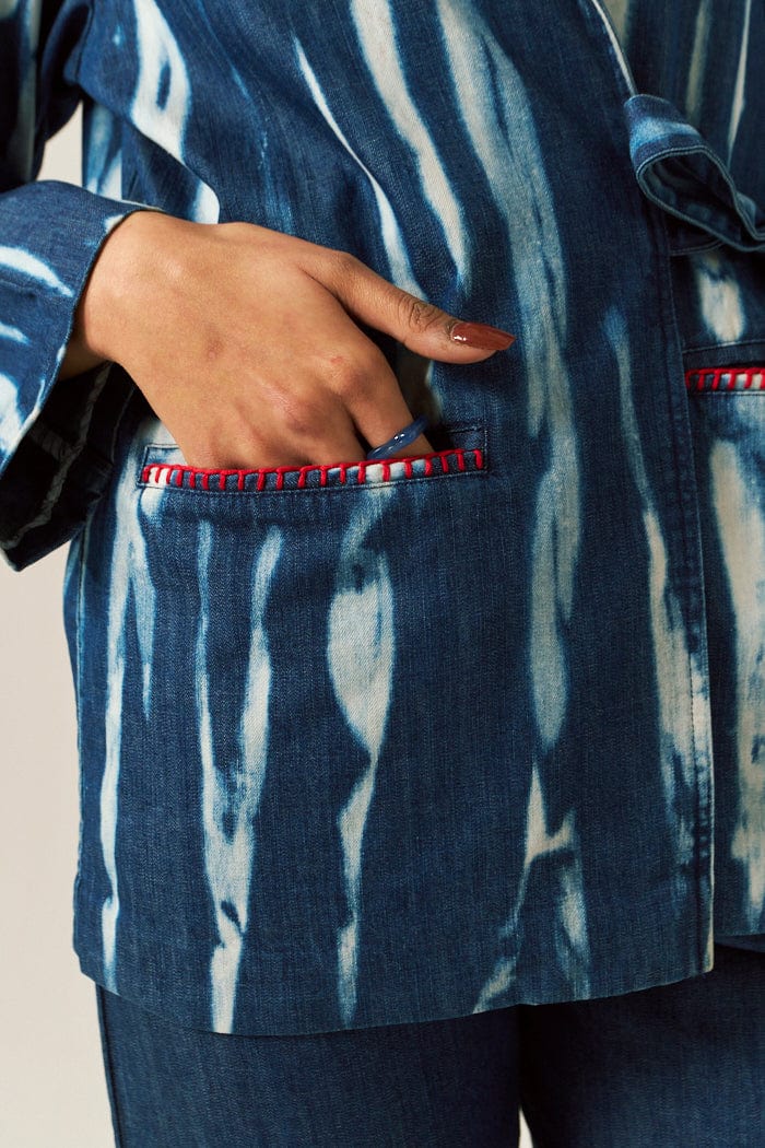 YANA DENIM SHACKET SPACELINES