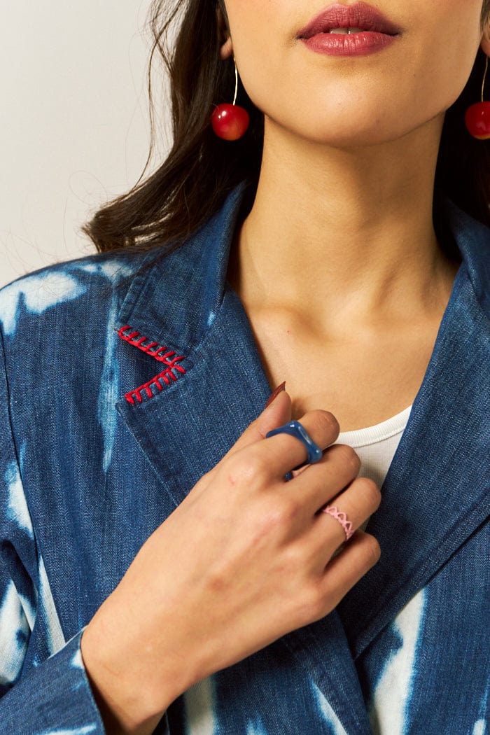 YANA DENIM SHACKET SPACELINES