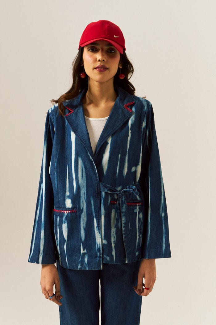 YANA DENIM SHACKET SPACELINES