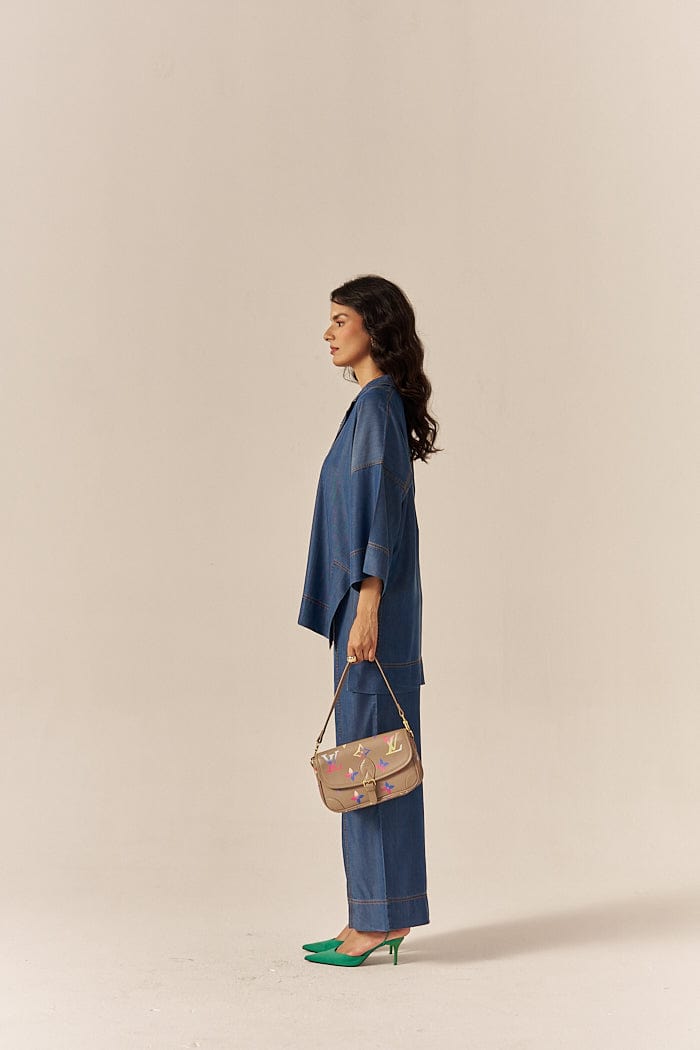 YOUS CO-ORD SET WITH PANTS SPACELINES
