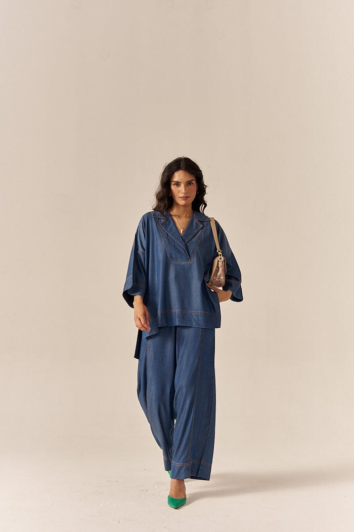 YOUS CO-ORD SET WITH PANTS SPACELINES