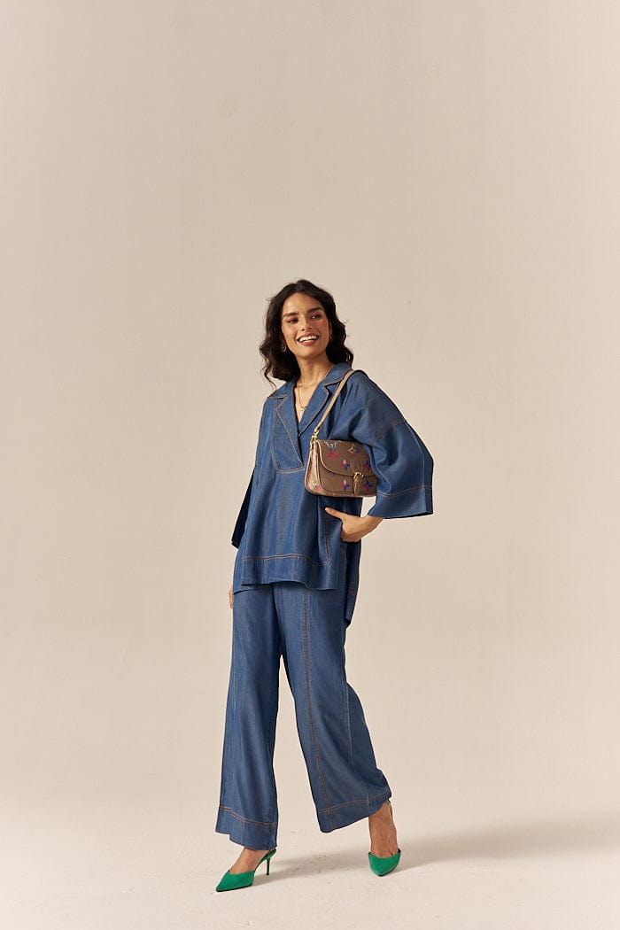 YOUS CO-ORD SET WITH PANTS SPACELINES