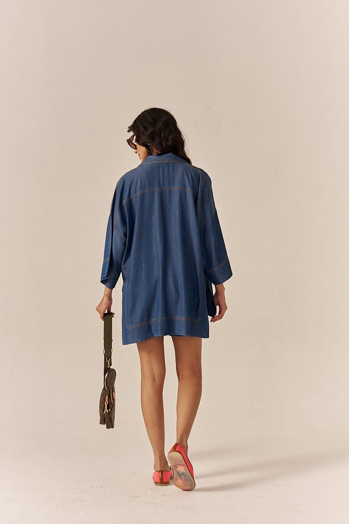 YOUS CO-ORD SET WITH SHORTS SPACELINES