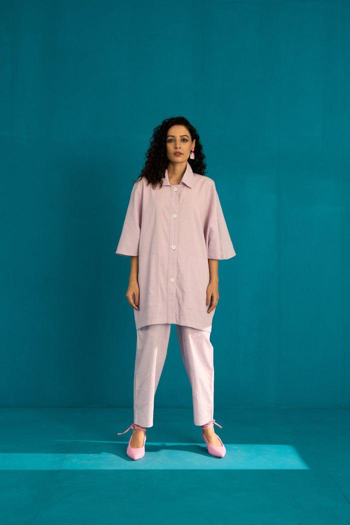 WABI SABI DOLMAN SHIRT AND PANTS CO-ORD SET FOR WOMEN BY SPACE